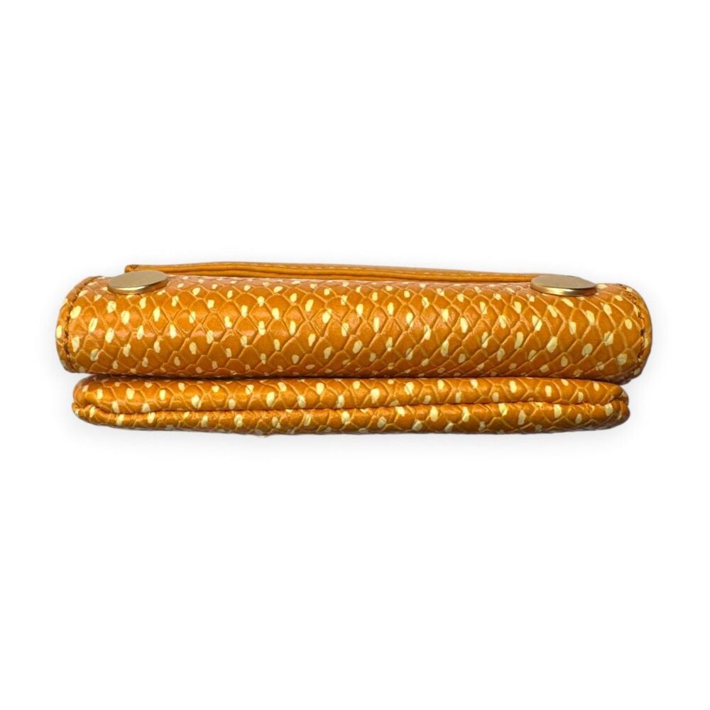 Hammitt Levy Small Apricot Tan Snake Leather Wallet Crossbody Mini Bag Gold EUC+ - Picture 10 of 10